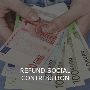 Refund of the social contribution.