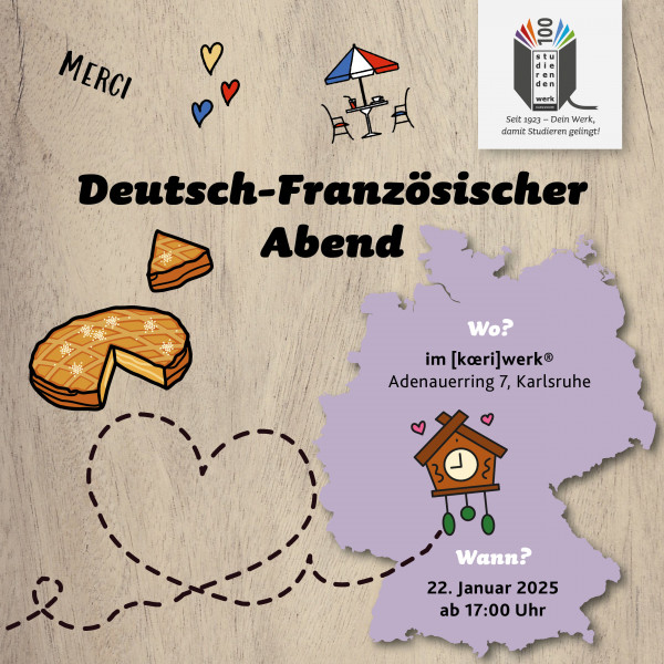 German-French evening on 22.01.25 - register now!