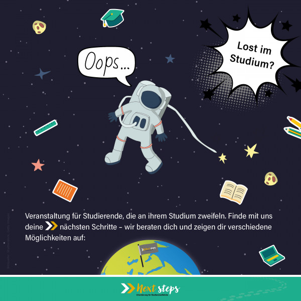 Lost in your studies? Next Steps: Orientation for students in doubt