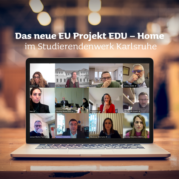 The new EU project EDU - Home at Studierendenwerk Karlsruhe