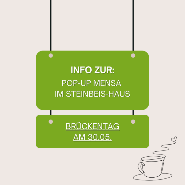 Info zum Brückentag am 30.05.!