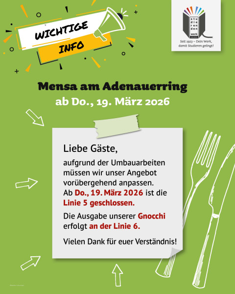 Wichtige Info zu Linie 5 / Linie 6 ab 19.03.2026