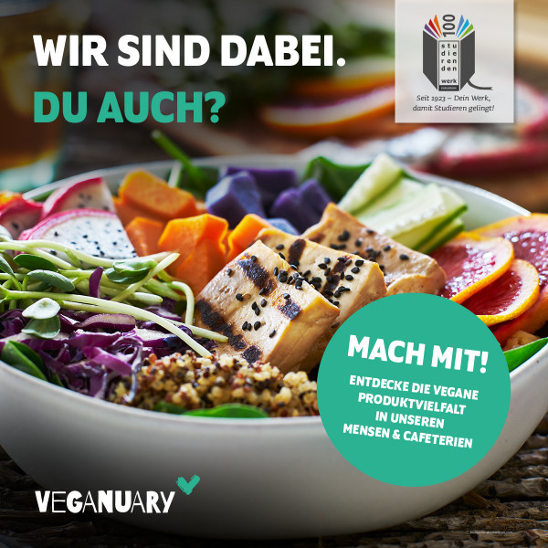 Veganuary - Wir sind dabei. Du auch?