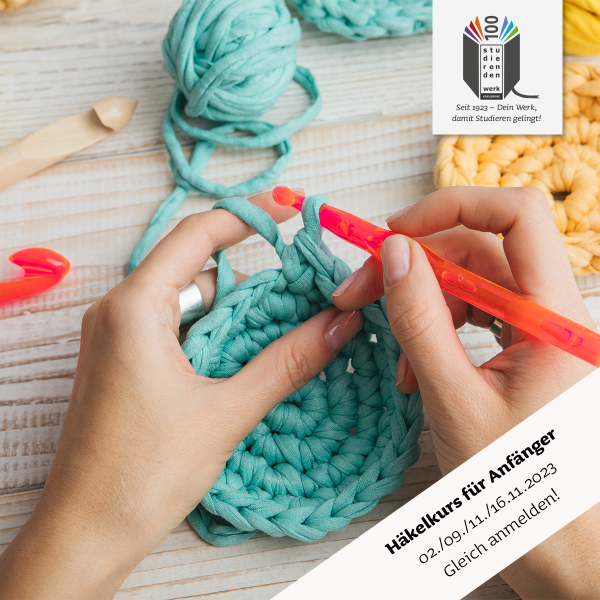 Crochet class for beginners - 02.11., 09.11., 16.11., 23.11.2023 (Thursdays)