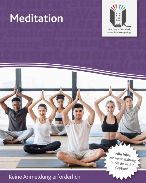 Meditation - ab 03. September 2025 (mittwochs)