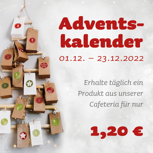 Adventskalenderaktion in unseren Cafeterien ab 01.12.