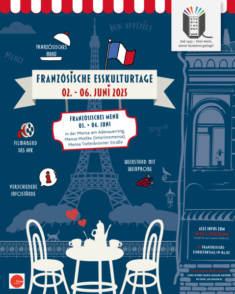 Französische Esskulturtage in der Mensa am Adenauerring