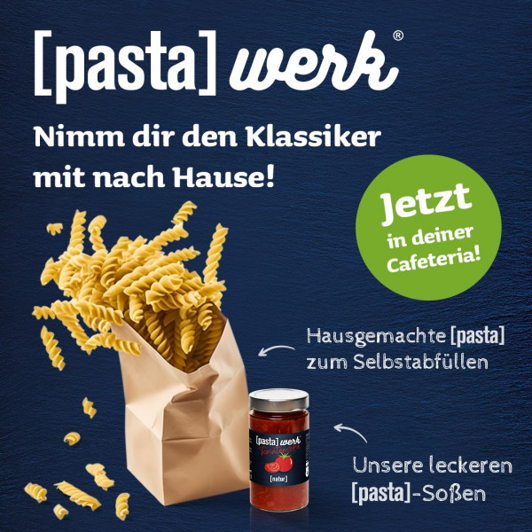 [pasta]werk® - Nimm dir den Klassiker mit nach Hause!