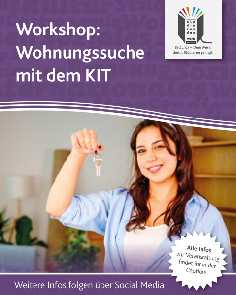 Workshop Wohnungssuche mit dem KIT – 16. + 23. Oktober 2025 ??