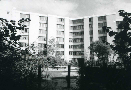 Wohnheim in der Waldhornstraße, 1980er Jahre