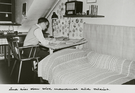 Alltag im Wohnheim des Studentenhauses Stud_Album_1955