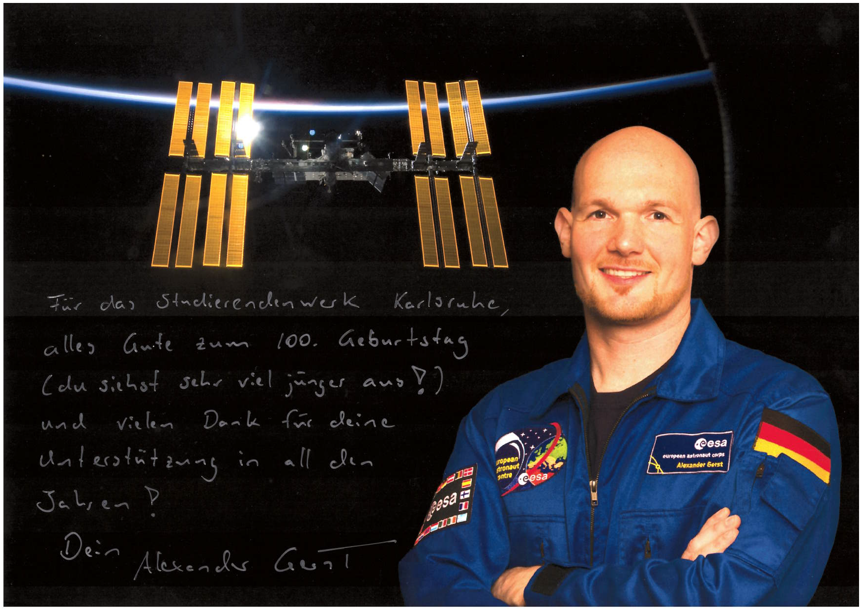 Glückwünsche Alexander Gerst Glückwünsche Alexander Gerst